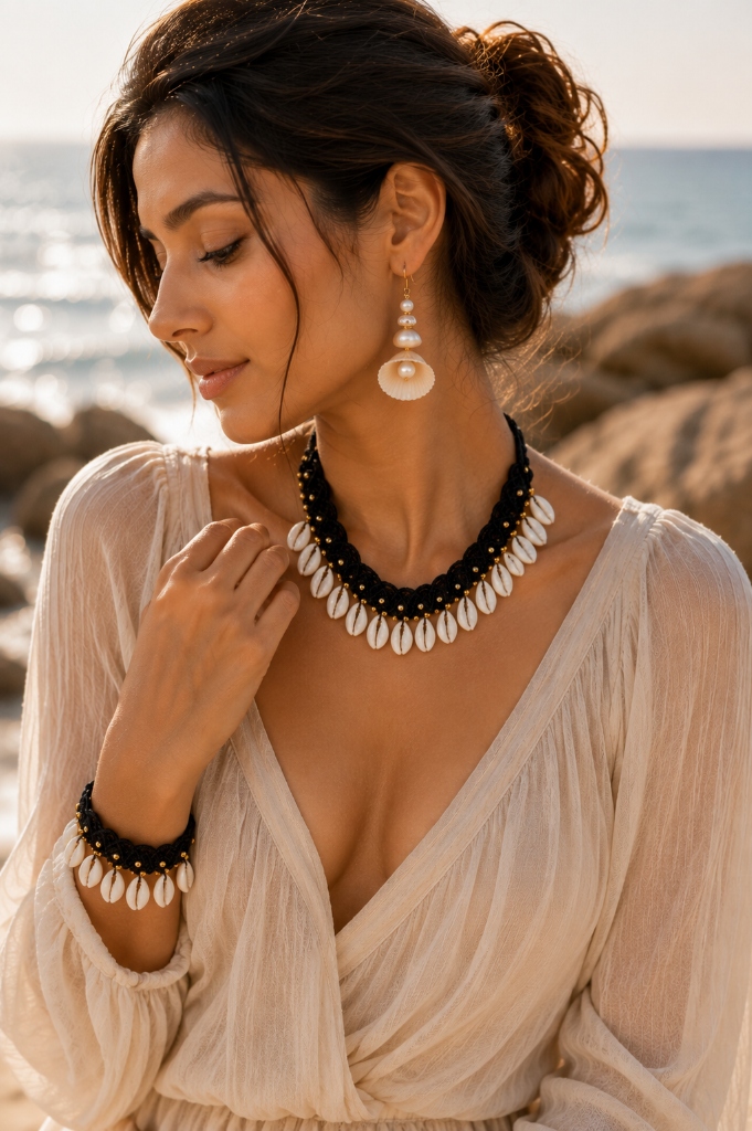 Complete the Look
Necklace, Earring & Bangle